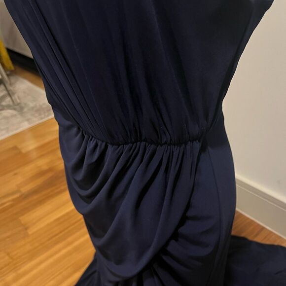 Mac Duggal jersey one shoulder gown size 10 NWOT - Picture 6 of 15